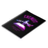 Assistent | Chemist | Fantasy Art | Schwarz Notizblock (Linke Seite)