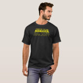 Assistent der Büroleitung Space Rückseite T-Shirt (Vorne ganz)