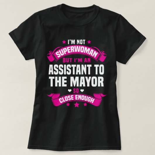 Assistent des Bürgermeisters T-Shirt (Design vorne)