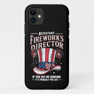 Assistent des Feuerwerksdirektors USA 4. Juli Case-Mate iPhone Hülle
