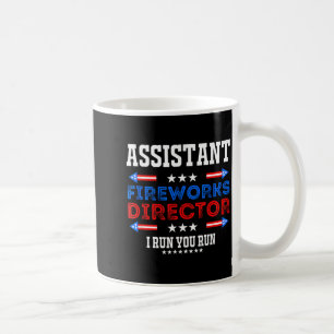 Assistent des Feuerwerksdirektors USA Unabhängigke Kaffeetasse