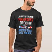 Assistent des Feuerwerksdirektors, wenn ich am 4. T-Shirt (Vorderseite)