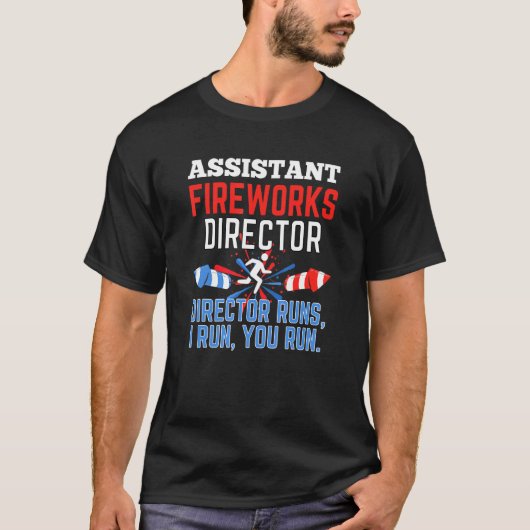 Assistent des Feuerwerksdirektors, wenn ich am 4. T-Shirt (Vorderseite)