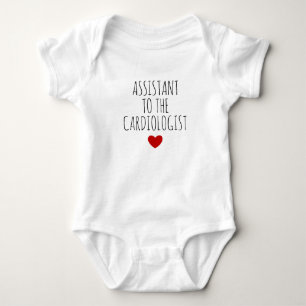 Assistent des Kardiologen, Kardiologe Geschenk Baby Strampler
