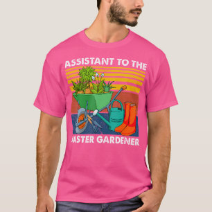 Assistent des Meister-Gärtners Vintage-Gärtnerei T-Shirt