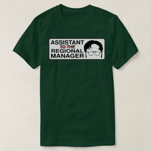 Assistent des Regionalmanagers 22 T-Shirt (Design vorne)