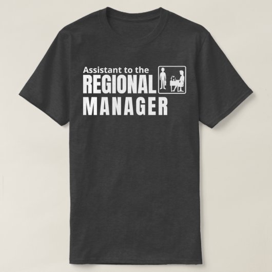 Assistent des Regionalmanagers 4 T-Shirt (Design vorne)