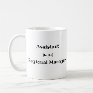 Assistent des Regionalmanagers Kaffeetasse