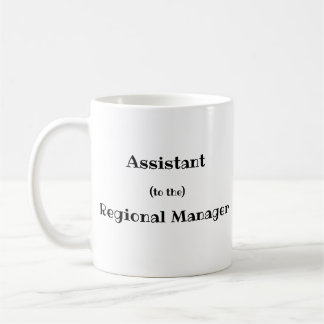 Assistent des Regionalmanagers Kaffeetasse