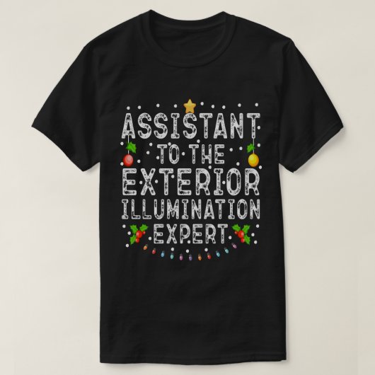 Assistent des Sachverständigen für Außenbeleuchtun T-Shirt (Design vorne)