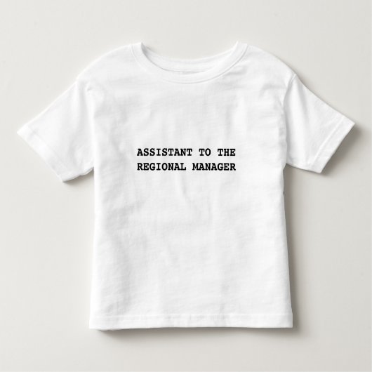 Assistent des T - Shirt des Regionalmanagers (Vorderseite)