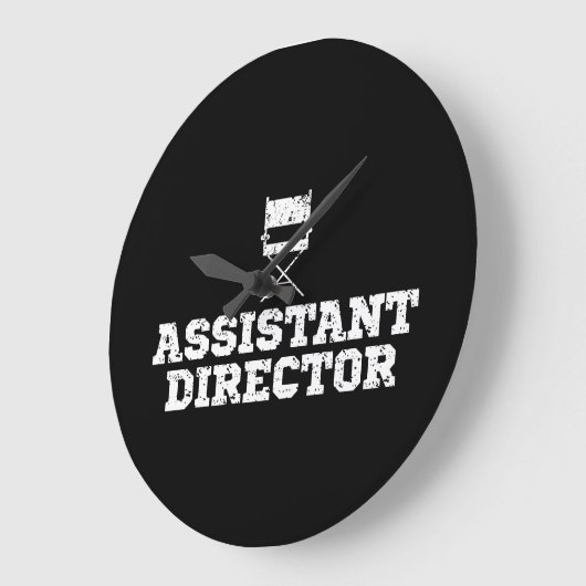 Assistent Director Große Wanduhr (Winkel)
