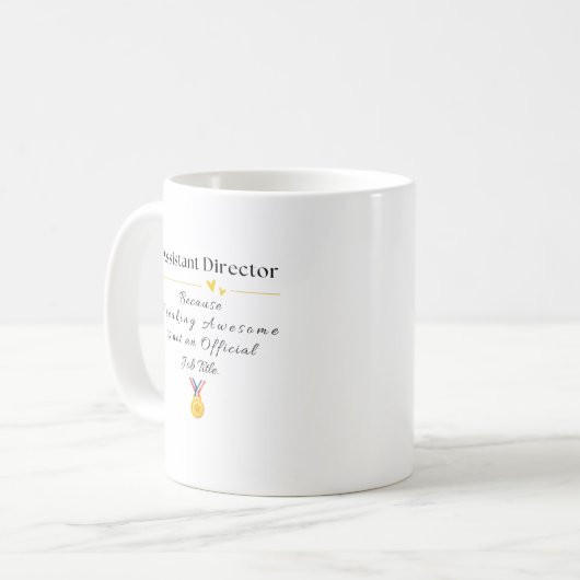Assistent Director Kaffeetasse (Vorderseite Links)