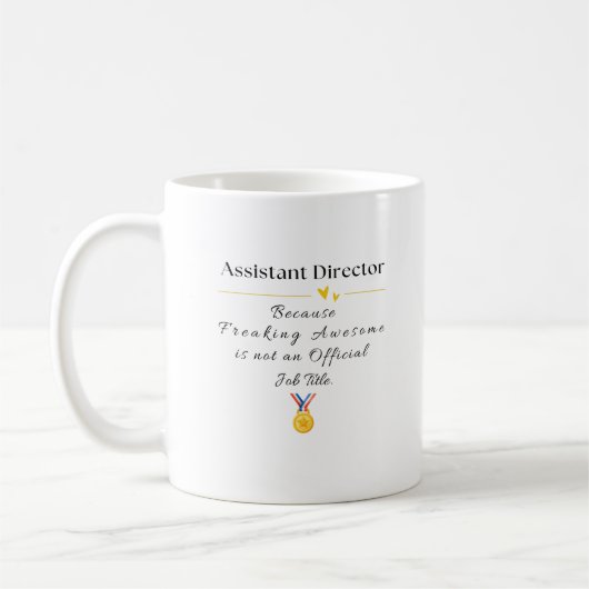 Assistent Director Kaffeetasse (Links)