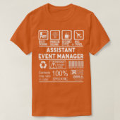 ASSISTENT EVENT MANAGER NICE DESIGN T-Shirt (Design vorne)