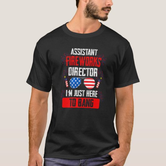 Assistent Fireworks Director Bang Assistant Firewo T-Shirt (Vorderseite)