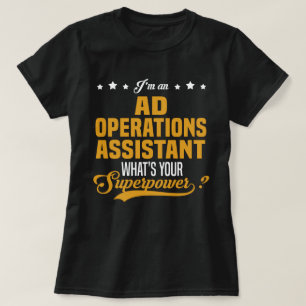 Assistent für Ad-Operations T-Shirt