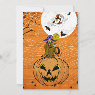 Assistent für das benutzerdefinierte Halloween-Par Einladung