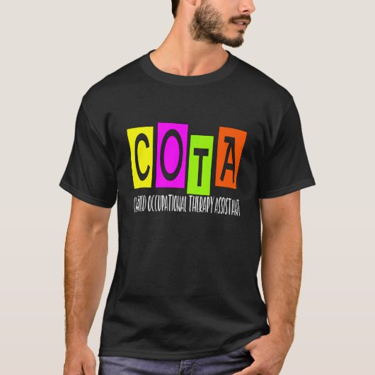 Assistent für die Cota-zertifizierte Berufstherapi T-Shirt (Vorderseite)