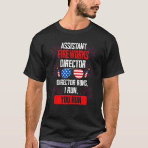 Assistent für Fireworks Director führt Assistant F T-Shirt
