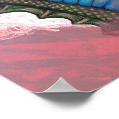 Assistent für grüne Drachen Poster (Ecke)