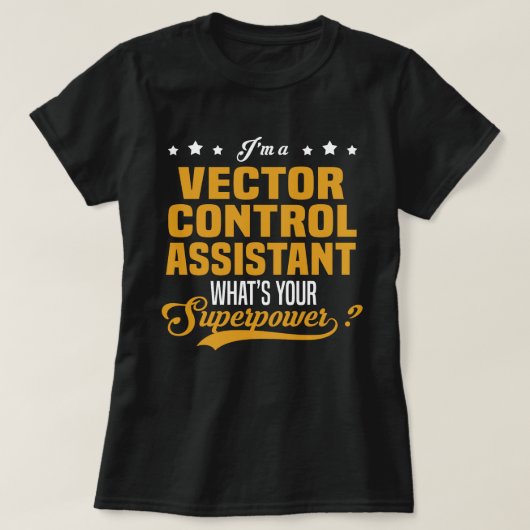 Assistent für Kontrolle T-Shirt (Design vorne)
