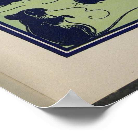 Assistent für Oz-Kinderbuch Poster (Ecke)