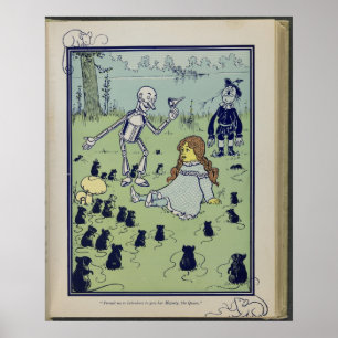 Assistent für Oz-Kinderbuch Poster