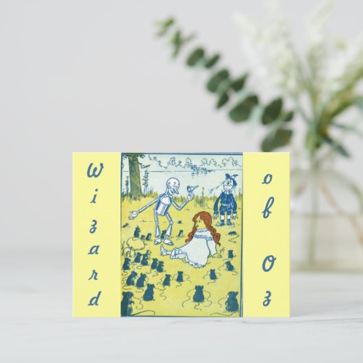 Assistent für Oz Postkarte (Stehend Vorderseite)