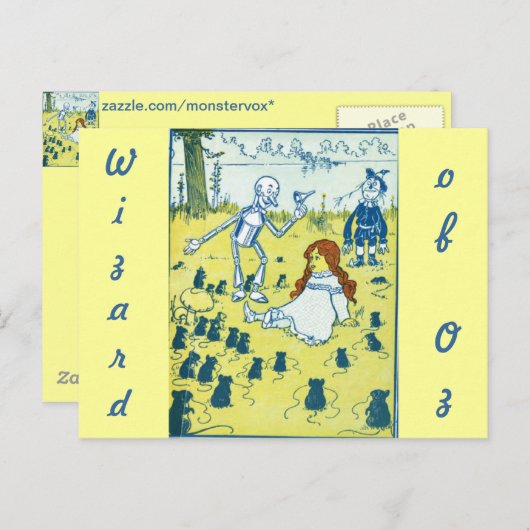 Assistent für Oz Postkarte (Vorne/Hinten)