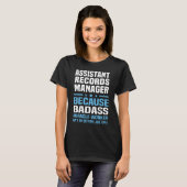 Assistent für Platten T-Shirt (Vorne ganz)
