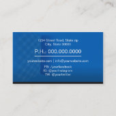 Assistent für SchönheitsBackstage Visitenkarte (Rückseite)