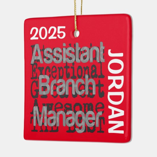 Assistent für Zweigstellenmanager CUSTOM Keramikornament (Links)