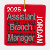 Assistent für Zweigstellenmanager CUSTOM Keramikornament (Rückseite)