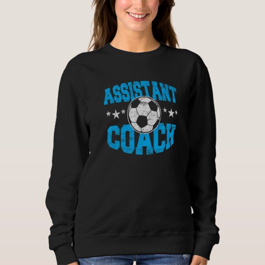 Assistent Fußballtrainer Training Fußball Sweatshirt (Vorderseite)