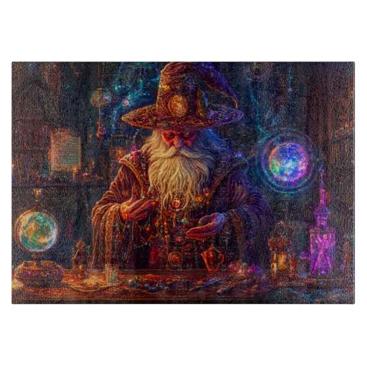 Assistent in seiner Studie Schneidebrett (Vorderseite)