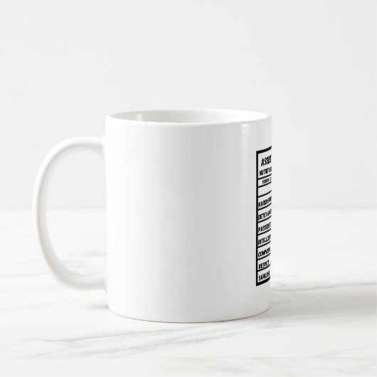 Assistent  kaffeetasse (Links)