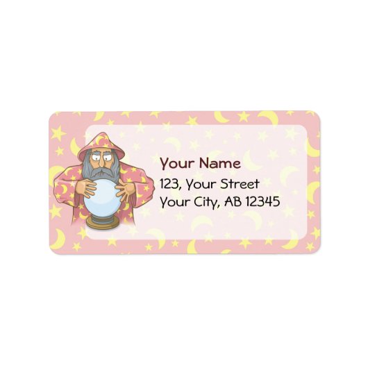 Assistent mit Ball Adressaufkleber (Vorne)