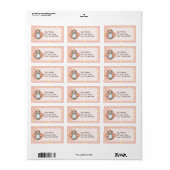 Assistent mit Ball Adressaufkleber (Vorne)