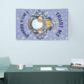 Assistent mit Ball Banner (Messeveranstaltung)