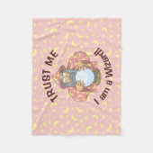 Assistent mit Ball Fleecedecke (Vorderseite)