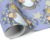 Assistent mit Ball Geschenkpapier (Rolleneckpunkt)