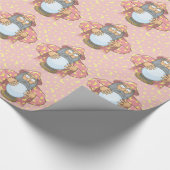 Assistent mit Ball Geschenkpapier (Ecke)