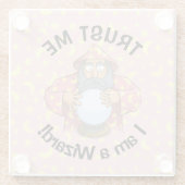 Assistent mit Ball Glasuntersetzer (Rückseite)