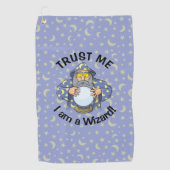 Assistent mit Ball Golfhandtuch (Vorderseite)