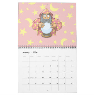Assistent mit Ball Kalender