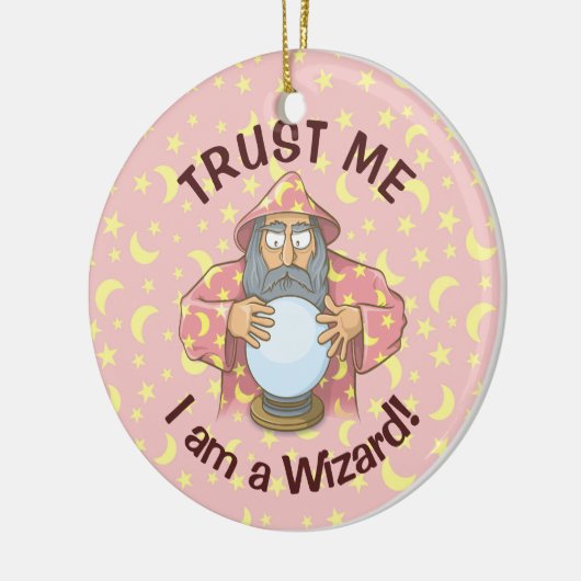 Assistent mit Ball Keramik Ornament (Links)