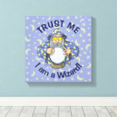 Assistent mit Ball Leinwanddruck (Insitu (Holzboden))