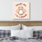 Assistent mit Ball Leinwanddruck (Insitu (Schlafzimmer))