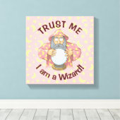 Assistent mit Ball Leinwanddruck (Insitu (Holzboden))